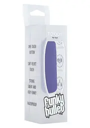 Вібратор для клітора Toy Joy Funky Bullet 5 см фіолетовий - мініатюра 2