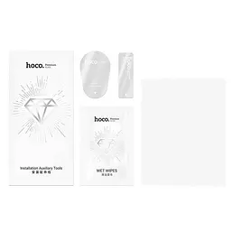 Захисне скло HOCO для iPhone 16 Pro Max Corning original screen large arc edge tempered glass (A35) - мініатюра 2