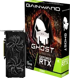 Відеокарта GeForce RTX 2060 6GB Gainward Ghost (NE62060018J9-1160X-1) Б/В - мініатюра 3