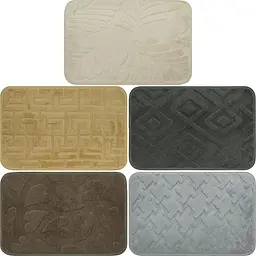 Килимок прямокутний з тисненням 38x58 см 2901-11 (В асортименті) - мініатюра 2