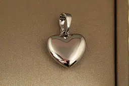 Кулон Xuping Jewelry чисте сердечко 1.3 см сріблястий