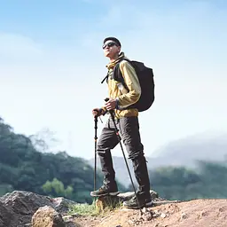 Трекінгова палиця Naturehike CNK2450DS012, 103-120 см, синя - мініатюра 4