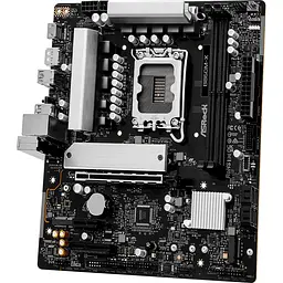 Материнська плата AsRock B860M-X (1851/B860, 2*DDR5, PCIex16, HDMI/DP, 4xSATA, 2xM.2, 2.5Glan, 7.1ch, mATX) (B860M-X) - мініатюра 4
