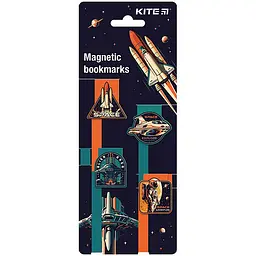 Магнітна закладка-лясе, 4 шт в наборі Space K24-497 Kite - мініатюра 5