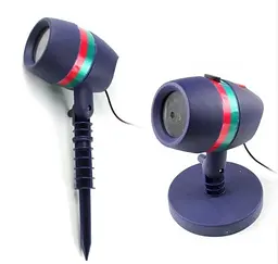 Лазерний проектор Star Shower Motion Laser Light (для будинку і вулиці) Blue - мініатюра 2