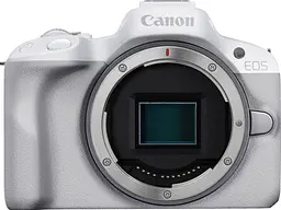 Бездзеркальний фотоапарат Canon EOS R50 Kit RF-S 18-45mm f4.5-6.3 IS STM White (5812C013) [88977] - мініатюра 3