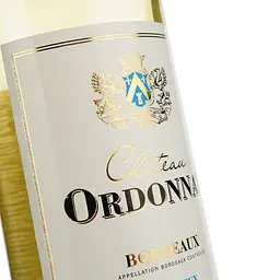 Вино Chateau Ordonnat Bordeaux AOP, біле, сухе, 0,75 л - мініатюра 5