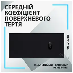 Килимок для мишки Logitech G840 Gaming Mouse Pad Black (943-000778) - мініатюра 6