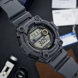 Чоловічий годинник Casio WS-1300H-8A Сірий ( AT1141-0069 ) - мініатюра 3