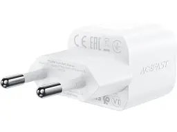 Мережевий зарядний пристрій Acefast A77 Mini PD30W GaN + кабель USB-C Set C3-03 White (6974316282853) - мініатюра 4