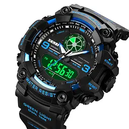 Наручний годинник чоловічий Skmei 1818 Blue, 1818BU (12268) - мініатюра 4