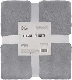 Плед Ardesto Flannel ART0228SB 200х220 см светло-серый.