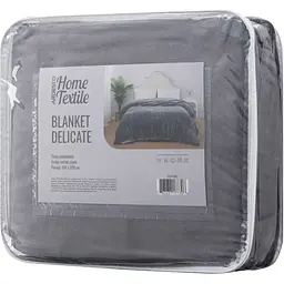 Покривало Ardesto Delicate 160х200см, 100% поліестер, сірий світлий pbe0050414