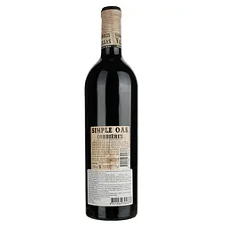 Вино Vignobles Vellas Oak Simple Rouge AOP Corbieres 2021 червоне сухе 0.75 л - мініатюра 2