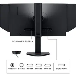 Монітор Zowie 24.1" XL2566X+ Dark Grey [9H.LMRLB.QBE] [131048] - мініатюра 9