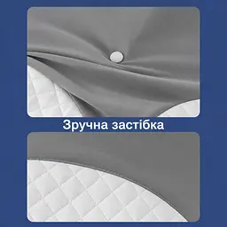 Знімна наволочка для подушки Solve Метелик сіро-біла 62 x 41 см (KT8001201-N) - мініатюра 6