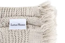 Рушник Lotus Home - Rius natural бежевий 50x100 - мініатюра 3
