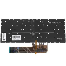 Клавіатура для ноутбука LENOVO (Yoga 530-14ARR 530-14IK ) rus чорний без фрейма подсветка клавиш - мініатюра 2