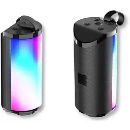 Портативна колонка XPRO BR5 5Вт USB AUX FM Bluetooth чорна (ЦУ-00025847) - мініатюра 2