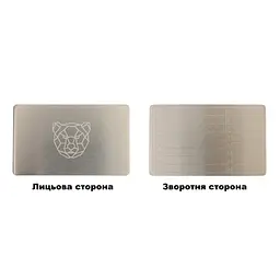 Металева пластина для зберігання сід-фрази Bearish Mini Plate 55×90 мм (1 шт) - мініатюра 4