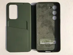 Оригінальний чохол-книжка для Samsung Galaxy S23 (6.1") S-View Clear View Cover Smart EF-ZS911CGEGRU Khaki - мініатюра 9
