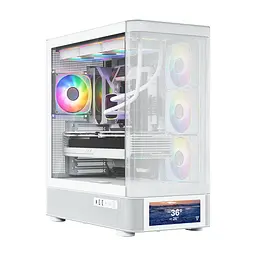 Корпус для ПК Modecom VOLCANO AQ500 ARGB LCD 6.2 (MC-A-AQ500-4FA-W) - мініатюра 3