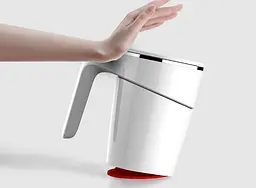 Термокухоль з присоскою Xiaomi Fiu Elegant Cup 470 мл White [FIUYYBDB001] [75047] - мініатюра 4