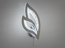 Світильник настінний LED Diasha 2455/1HR, 17W, 935 лм, хром, сучасний стиль для кухні