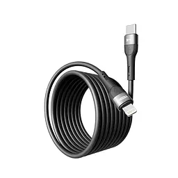 Кабель для заряджання та обміну даними USB Yoki YK-EX11 EXTRA Series Type-C to Lightning 30W 3A/10V 2 m Black - мініатюра 5