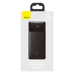 Зовнішній акумулятор Baseus Bipow Digital Display 10000mAh 20W Black (PPDML-L01) - мініатюра 5
