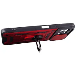 Чохол Ummi Camshield Serge Ring для Xiaomi Mi 11 Lite Червоний / Red - мініатюра 3