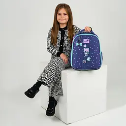 Рюкзак для початкової школи Kite Education каркасний 555 Be Friends Фіолетовий (K26-555S-3) - мініатюра 18