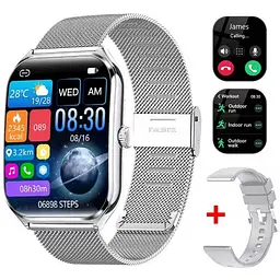 Смарт-годинник Lemfo FitCloudPro MT61s AMOLED Silver (FCP000MT61SBS) - мініатюра 3