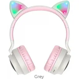 Бездротові навушники Hoco Cheerful Cat Ear Bluetooth W27 рожеві 6931474718464 - мініатюра 2