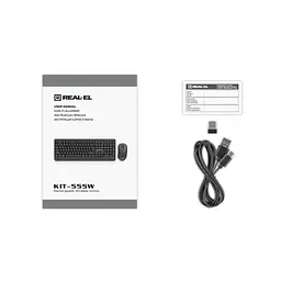 Комплект REAL-EL KIT-555W Wireless Black (EL123100056) - мініатюра 10