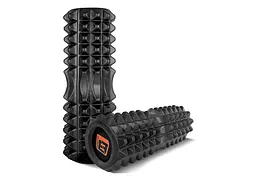 Масажний ролик EasyFit Solid Roller v.1.2s 33х13 см чорний (EF-2052-BK) - мініатюра 2