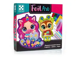Набір для творчості VLADI TOYS "Foil Art. Чарівні тваринки " VT4433-10 (укр)