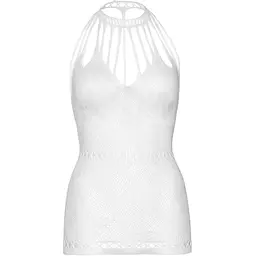 Міні-сукня Leg Avenue Strappy Lace mini dress White One size - мініатюра 7