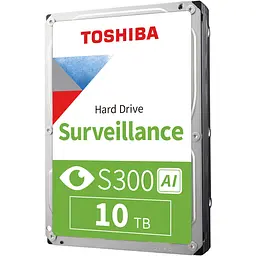 Жорсткий диск для сервера Toshiba S300 AI 10TB CMR, 3.5'', 512MB, 7200RPM SATA (MG10ADA10TE-V) - мініатюра 2