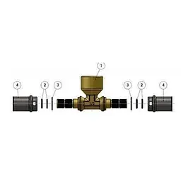 Трійник із внутрішньою різьбою прес APE AP 132 16х1/2″х16 000001727 - мініатюра 3