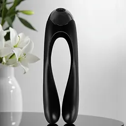 Вібратор на палец Satisfyer Candy Cane Чорний - мініатюра 2