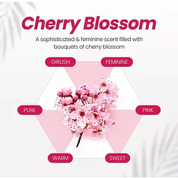 Шампунь для волосся Kundal Tea Tree & Macadamia Deep Cleansing Shampoo Cherry Blossom проти лупи з ароматом вишневого цвіту натуральний 500 мл - мініатюра 3