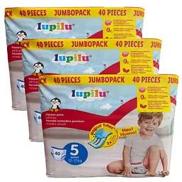 Підгузки-трусики Lupilu Soft Dry 5 (12-17 кг) 120 шт