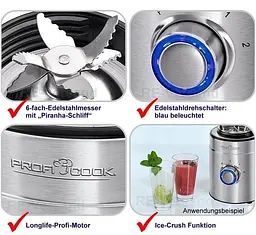Блендер Profi Cook PC-UM 1086 - мініатюра 4