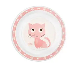 Набір дитячого посуду Canpol babies Cute Animals Котик 5 предметів рожевий (4/401_pin) - мініатюра 6