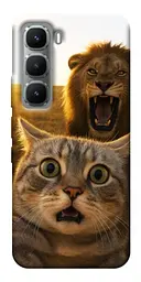 Чохол Demsky Shocked cat and lion для Infinix Hot 60i