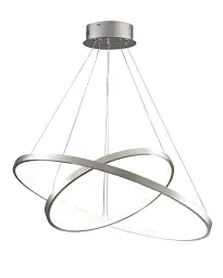 Підвісний світильник, люстра Goldlux 330017 Lea LED 2x35W 4000K 4600Lm IP20 нікелевий