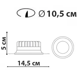 Точковий світильник Friendlylight Tweeter FL1112 - мініатюра 3