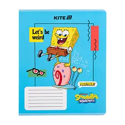 Зошит Kite SpongeBob SquarePants, 12 аркушів, клітинка (SB25-232), в асортименті - мініатюра 2