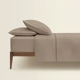 Комплект постільної білизни Cosas євро з простирадлом на резинці ESPRESSO 200 x 220 см (Ranfors15_Espresso_El-Espresso_200) - мініатюра 2